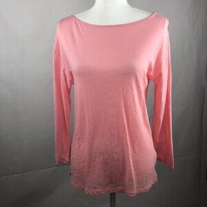 j. Crew Pink Bow Blouse L